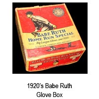 babe ruth glove box