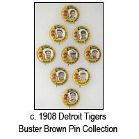 detroit tigers buster brown pins