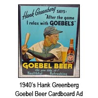 hank greenberg goebel beer