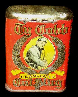 c. 1910 Ty Cobb Tobacco Tin