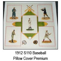 baseball pillow cover