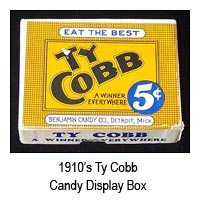 ty cobb candy box