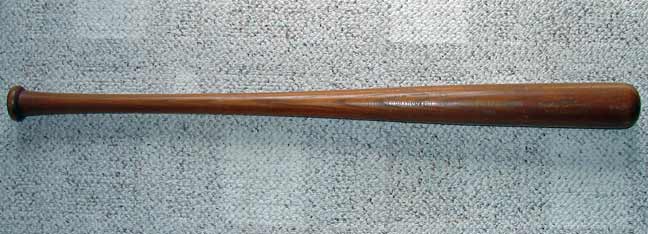 1935 Detroit Tigers World Series 'Brown' Bat - Photo 1